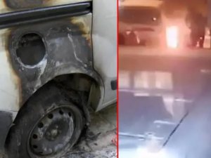 Sultangazi'de başkasıyla evlendirilmek istenen sevdiği kadının babasının otomobilini yaktı