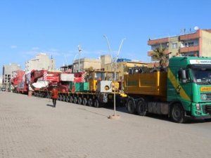 Hatay'dan termik santral parçaları taşınan TIR, 38 gün sonra Habur'da