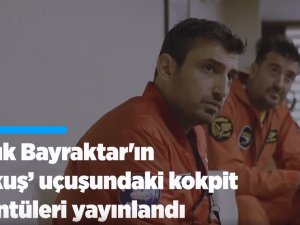 Baykar Teknoloji Lideri Bayraktar'ın "Hürkuş" uçuşundaki kokpit görüntüleri yayınlandı