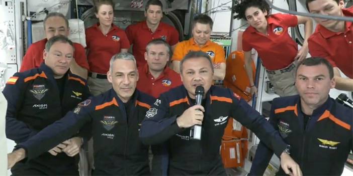 Alper Gezeravcı, Uluslararası Uzay İstasyonu’ndan dünyaya seslendi