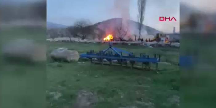 Çankırı'da ahır yandı; 21 büyükbaş öldü