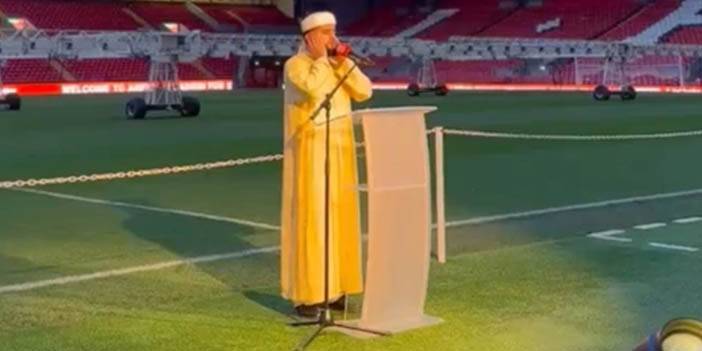 Liverpool Stadyumu'nda ezan sesleri yükseldi: Görüntüler beğeni topladı
