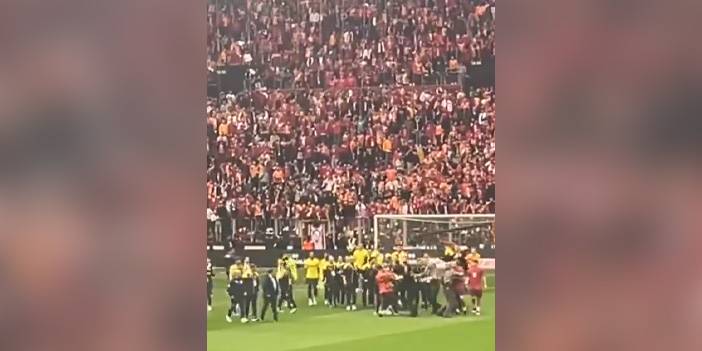 Galatasaray-Fenerbahçe derbisi öncesi futbolcular arasında kavga