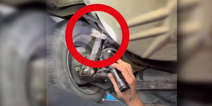 Oto ekspertizde büyü paniği: Aracın şasesinden öyle bir şey çıktı ki…