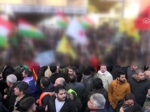 Almanya'da yasa dışı PKK yürüyüşü durduruldu