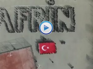 Elmadağ'lı öğrencilerden Afrin klibi