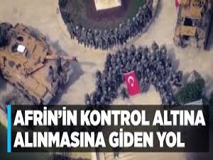 Afrin'in kontrol altına alınmasına giden yol