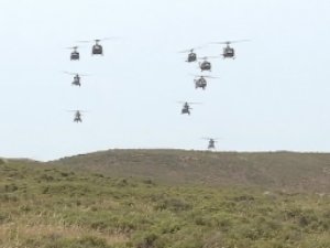 Helikopterler hücum harekatında (Efes 2018)