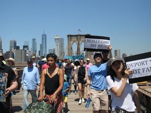 ABD'de Trump'ın göçmen politikası protesto edildi