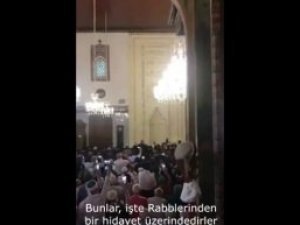 Başkan Erdoğan, Hacı Bayram Camii'nde Kuran okudu